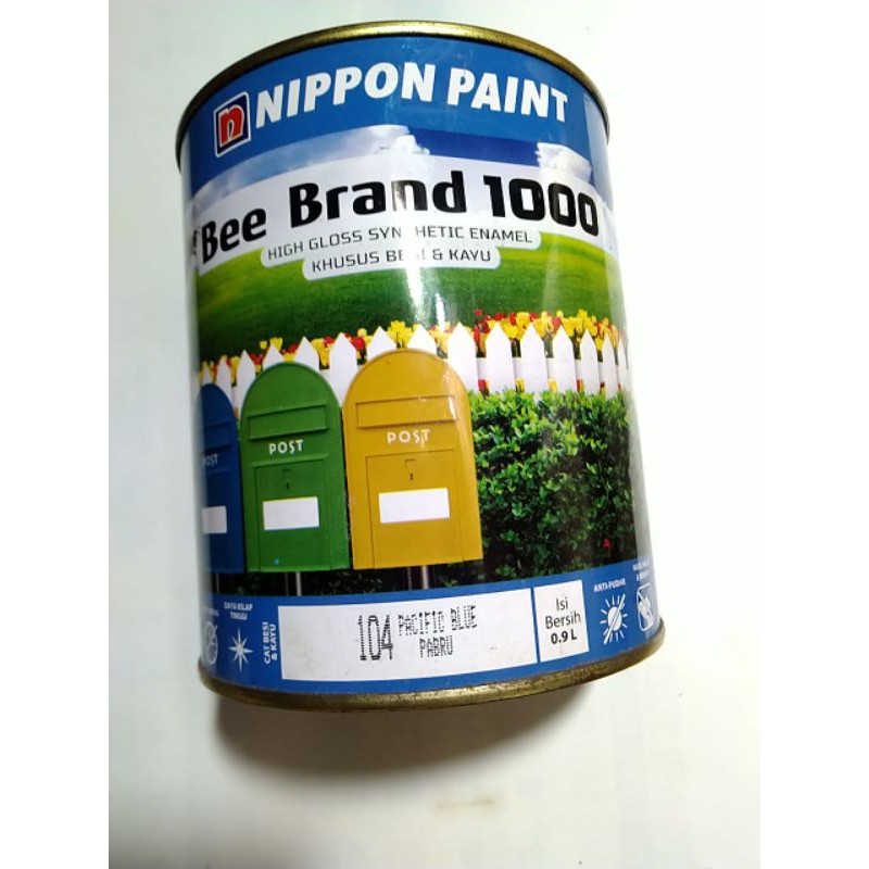 

Cat Bee Brand 1000 Besi Kayu Warna Pacific Blue Biru (Mohon Baca Deskripsi)