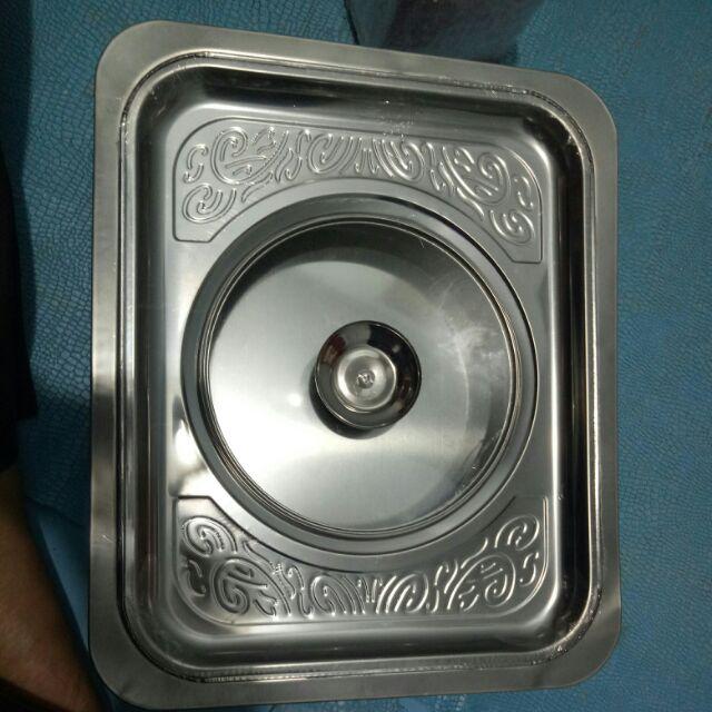 Tempat Makan Prasmanan Fast Food Stainless Stel