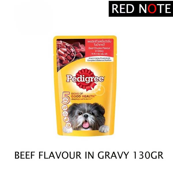 Pedigree Pouch Beef 130gr