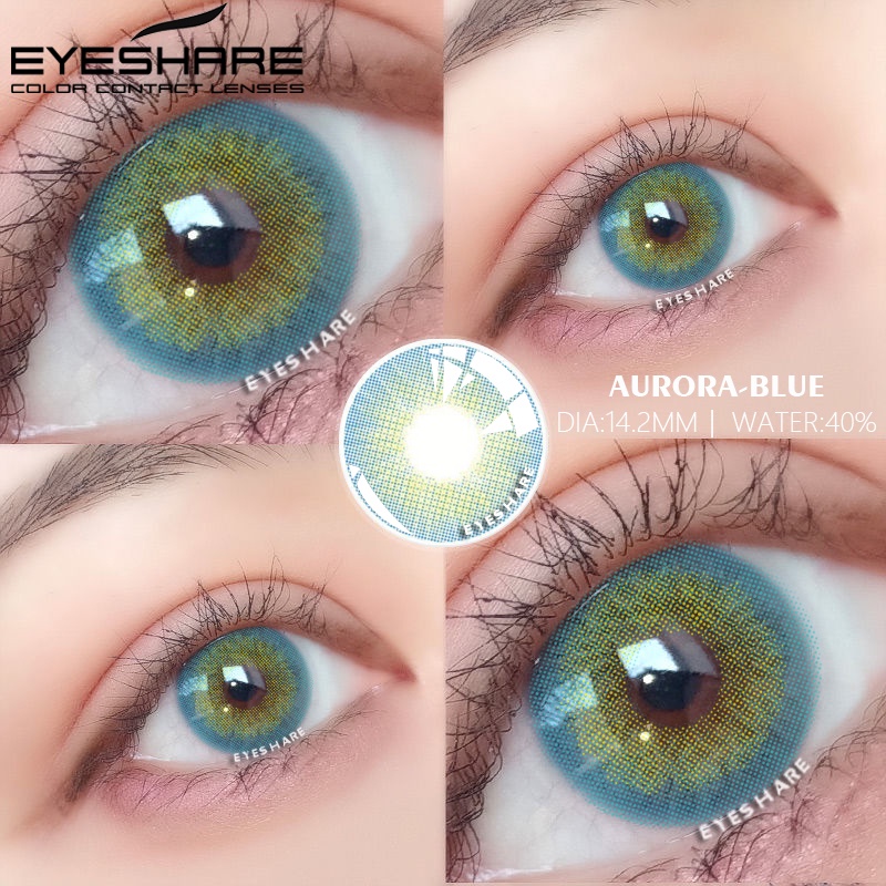 [✅COD]EYESHARE softlens natural korea style grey normal big eyes soflens Gankyu softlens Eos sole three gray Minus 0.00 Soflen Model Terbaru 2023