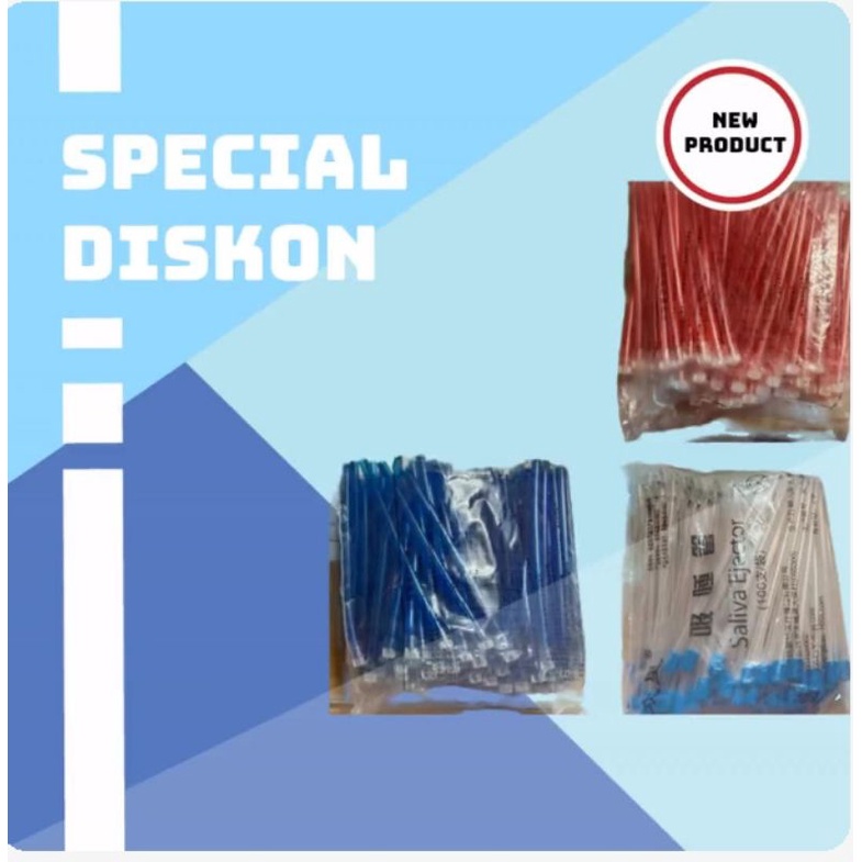 Suction Saliva Ejector 100 pcs Berkualitas