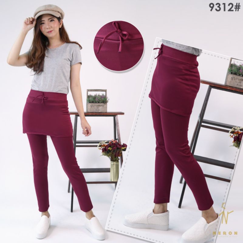 TERBARU LEGGING ROK IMPORT 9312#/LEGGING IMPORT MURAH