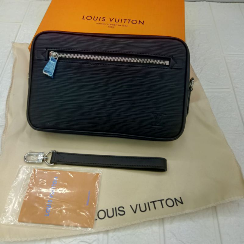 Clutch Lv Cacing Handbag Tas Tangan Super Mirror Quality