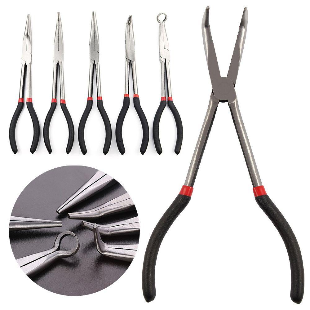 Populer Tang Hidung Panjang Antirust Multitool O-type Straight Needle Hardware