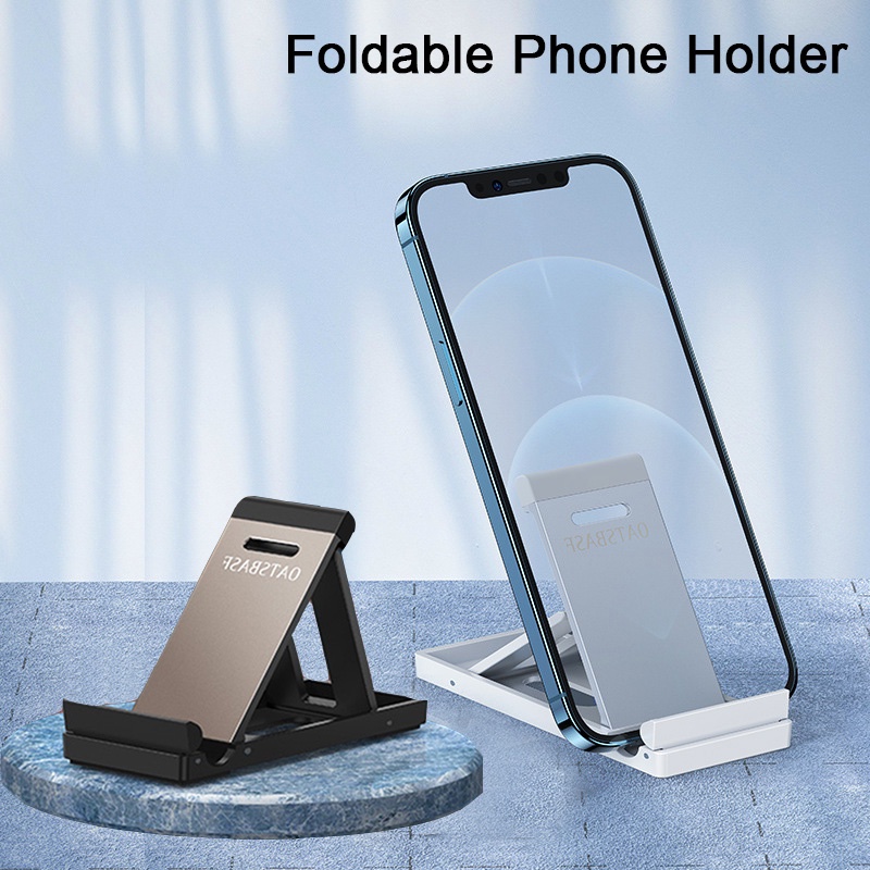 Stand Holder Hp / Tablet Universal Bisa Dilipat / Disesuaikan Bahan Zinc Alloy