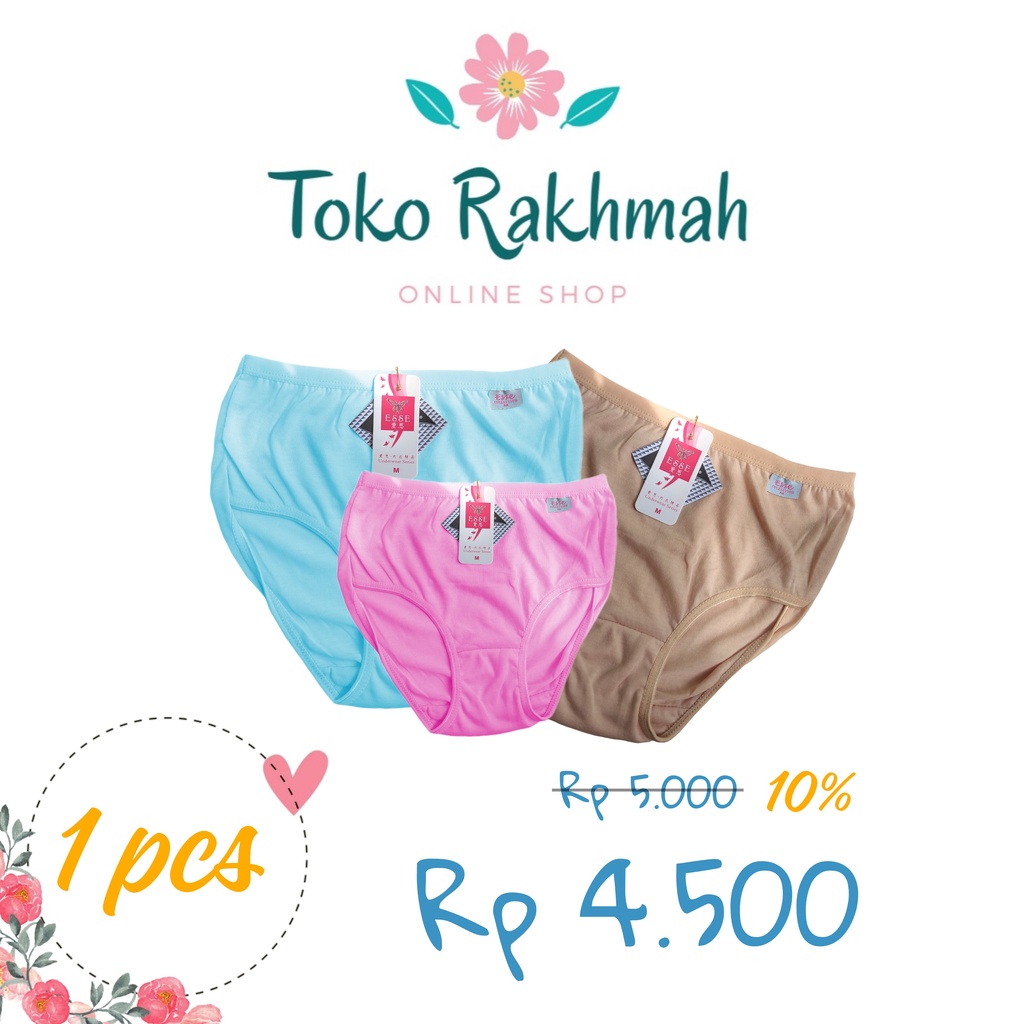 Cd Wanita Dewasa 1 pcs / Celana Dalam Esse Wanita Murah - Toko Rakhmah
