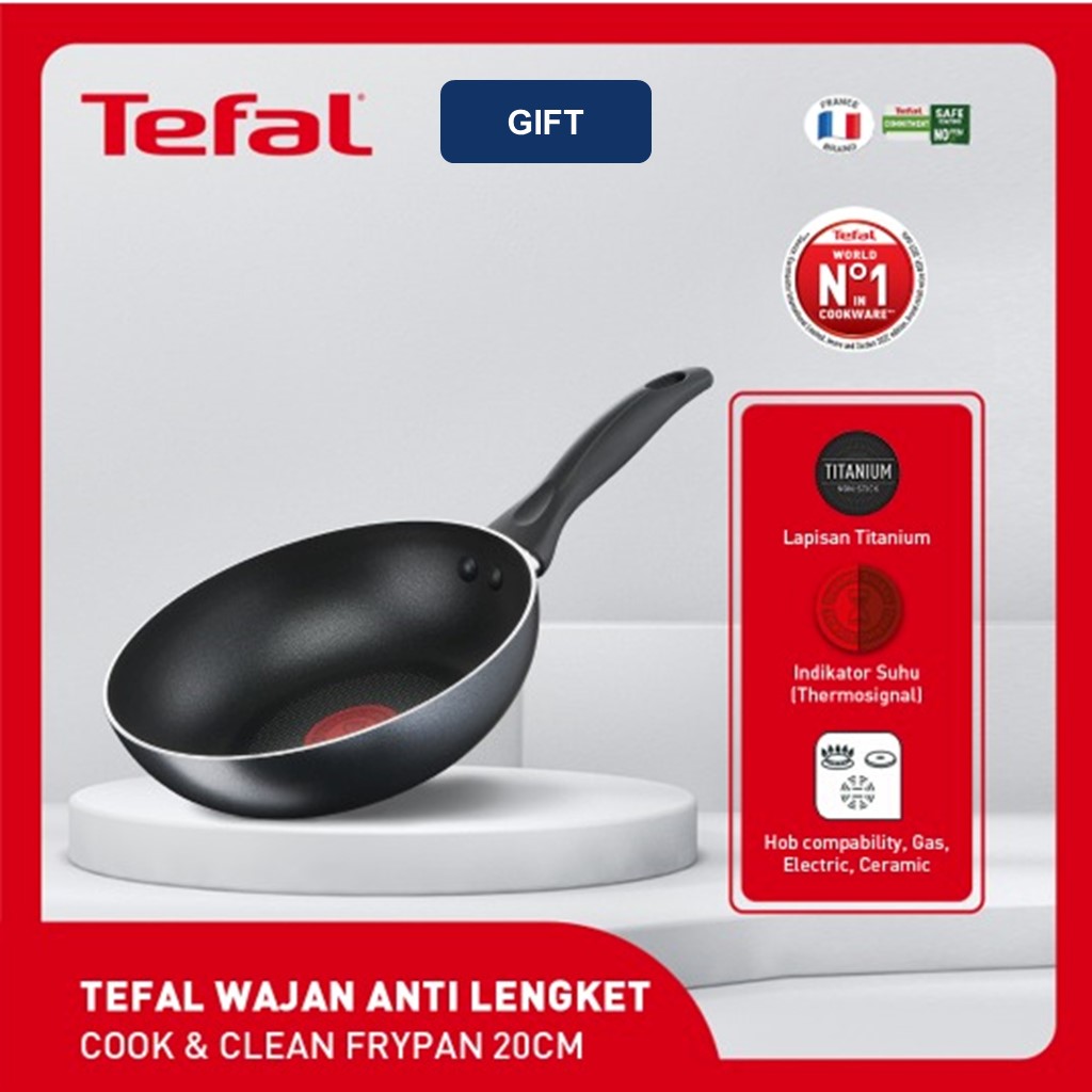 [Gift] Tefal Cook & Clean Pan 20cm