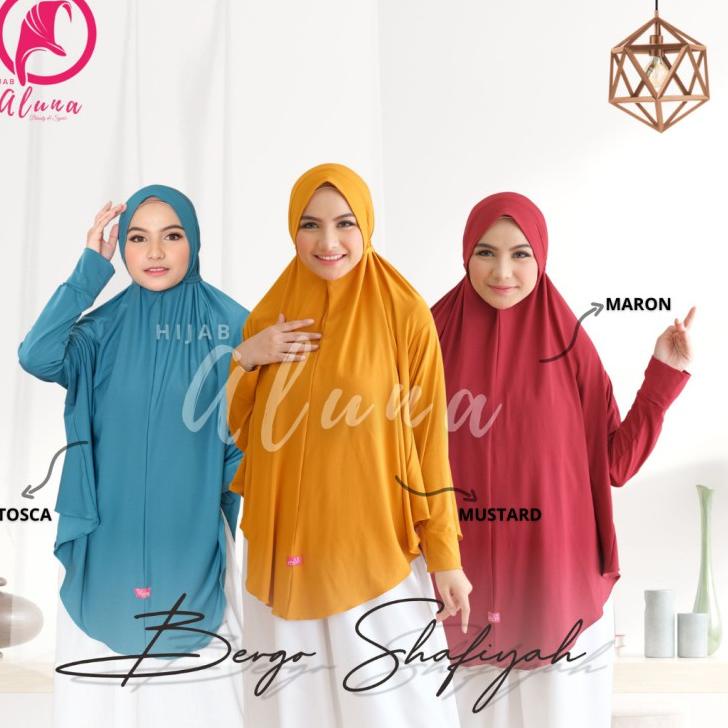 ↫ Instant Bergo Shafiyah By Hijab Aluna Official | Kerudung | Jilbab | Hijab | Hijab Instan | Jilbab