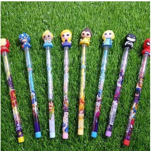 

Pensil Anak Karakter - Alat Tulis Gambar Karakter Unik Lucu Anak-anak