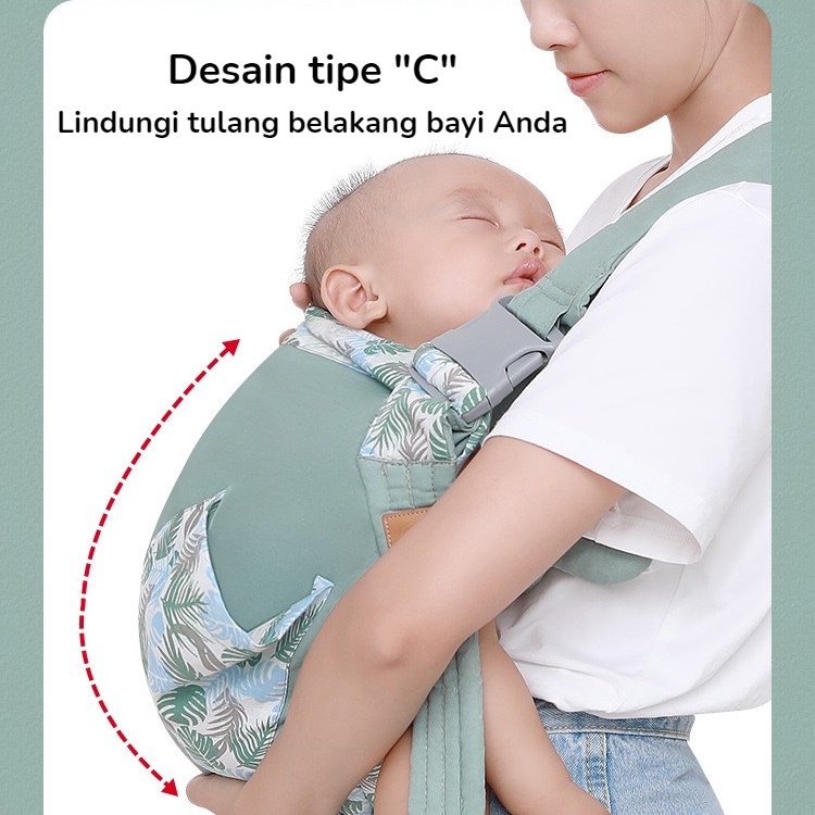 【Debora Mall】Gendongan Bayi Depan 2in1 Multifungsi Baby Carrier Atau Sebagai Penutup Menyusui  Geos Gendongan Bayi Samping