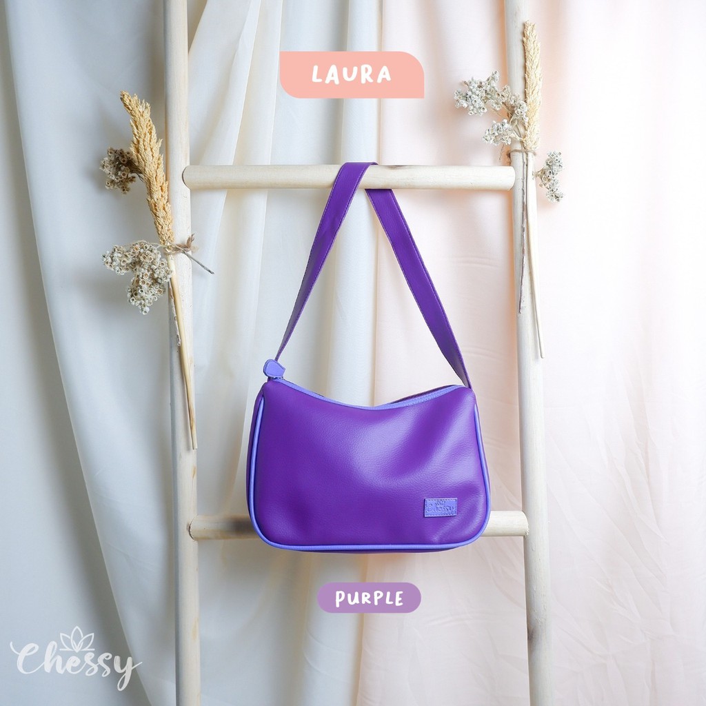 Tas Kulit Sintetis Shoulder Bag Laura By Chessy