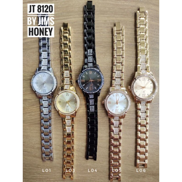 ❤️ GRATIS BOX HITAM ❤️ JAM TANGAN JIMSHONEY KODE 8120 CEWEK