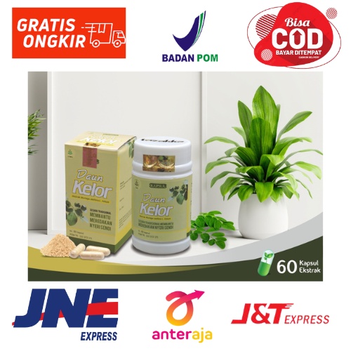 

Obat Reumatik Asam Urat dan Pegel Linu ekstrak Daun Kelor Tazakka Original 60 Kapsul resmi BPOM HALALjaminan ORIGINAL