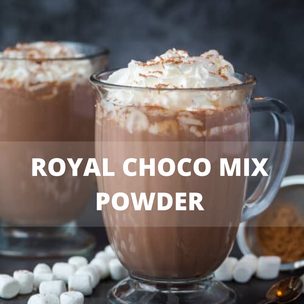 

Bubuk Minuman Rasa Royal Choco Mix DENGAN GULA 100gr JPS