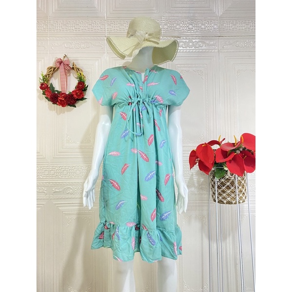 Daster ruffle serut / daster ruffle busui viral / daster serut rempel selutut-BuluTosca