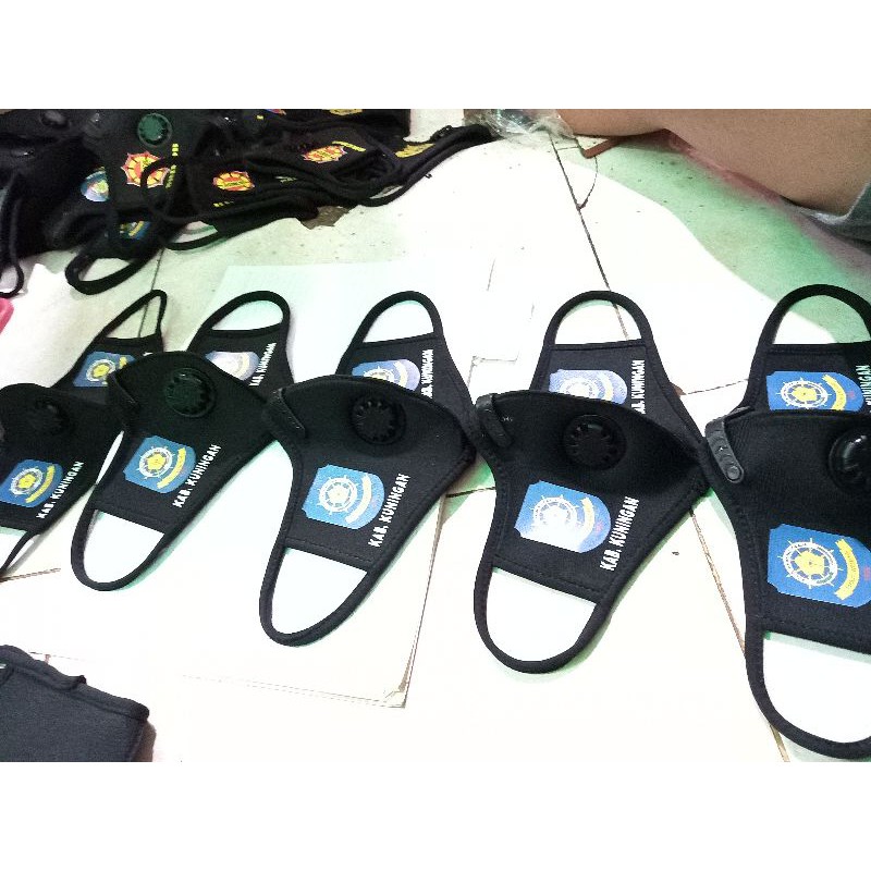 Masker Pol PP kab Kuningan 3play premium