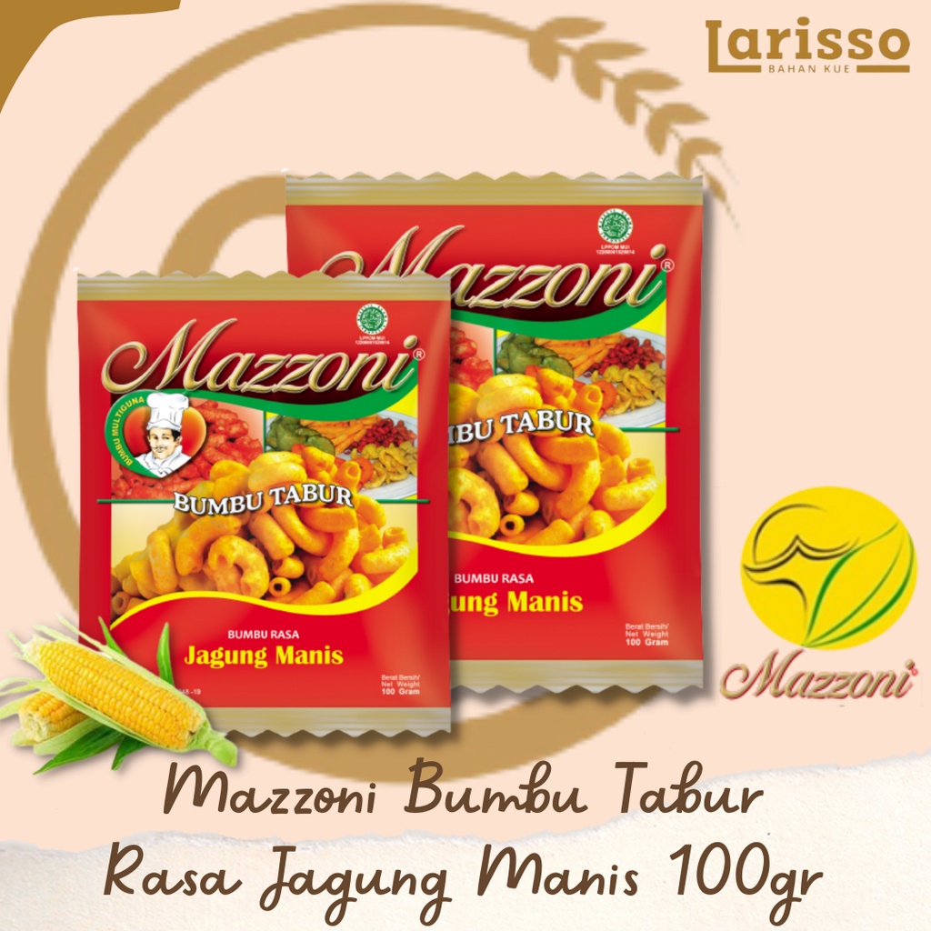 

MAZZONI BUMBU TABUR 100GR JAGUNG MANIS