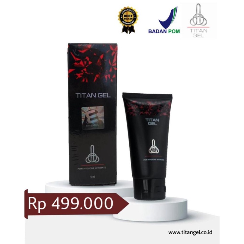 Titan Gel Merah ASLI!! Original Berhologram