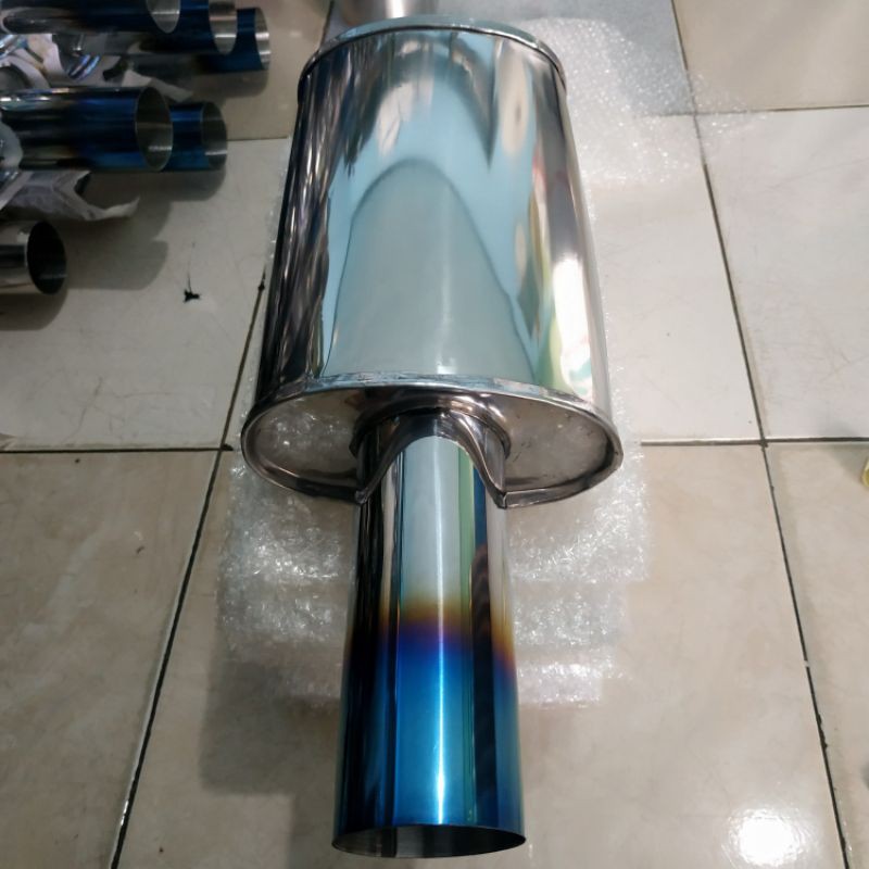 KNALPOT OMEGA BASS MPUK STAINLESS AVANZA XENIA INNOVA TERIOS GRANDMAX CIVIC