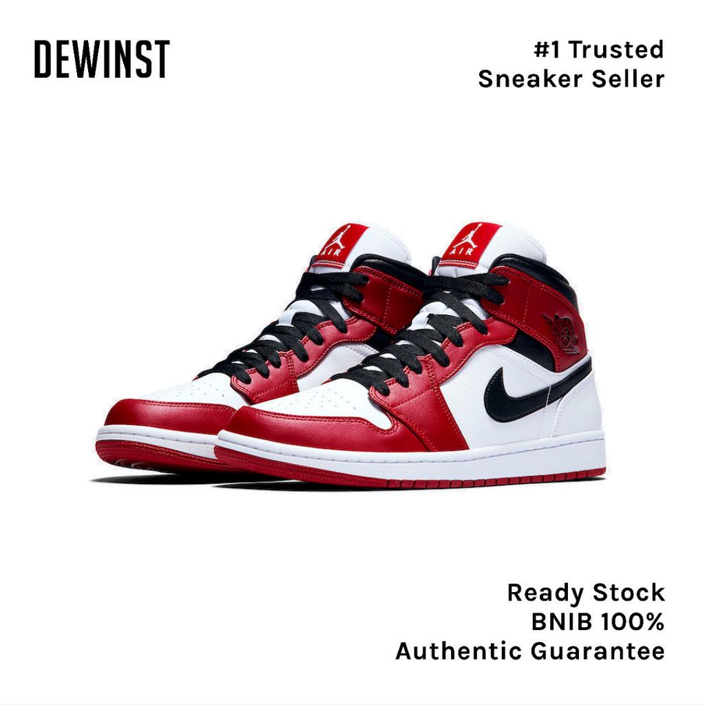 Air Jordan 1 Mid "Chicago 2020" BNIB RESMI ORIGINAL