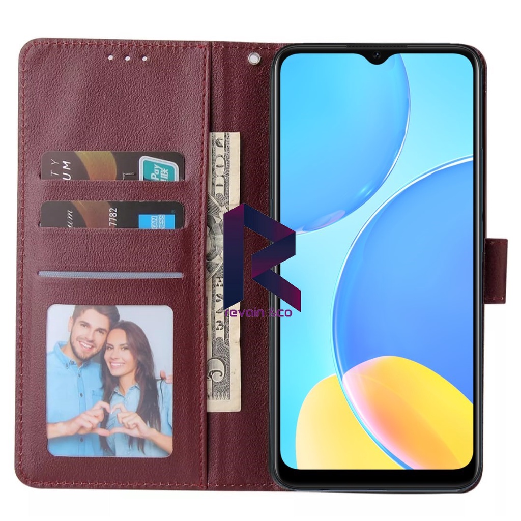 FLIP COVER VIVO Y75 (5G) CASING FLIP WALLET LEATHER KULIT PREMIUM SARUNG BUKA TUTUP FLIP CASE VIVO Y75 5G