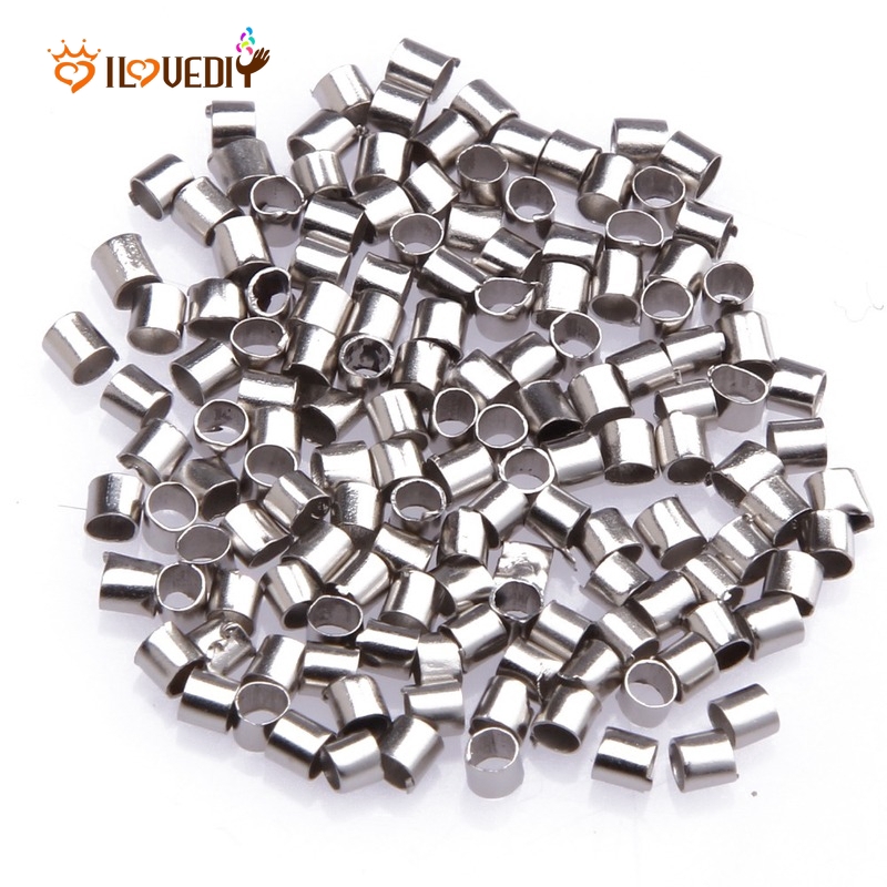 (500Pcs/Pack) Manik-Manik Spacer Metal Untuk Membuat Perhiasan Kalung/Anting Diy