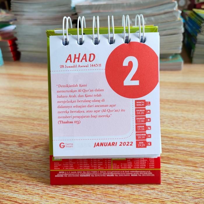 

Kalender Meja Tahun 2022, Kalender Harian - Gema Insani Berkualitas