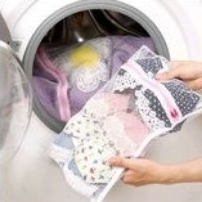 Jaring cuci baju mesin cuci Laundry bag uk 50 x 60 /Kantong cucian mesin cuci bahan jaring ada resle