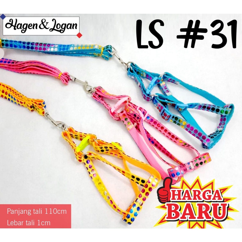 Harness Tali Tuntun Anjing Dan Kucing Import LS 31