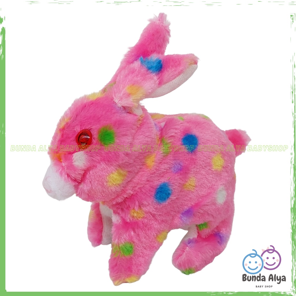 Mainan Boneka Kelinci Baterai Bisa Jalan dan Ada Suara Mainan Anak Boneka Kelinci Bisa Berjalan Dan Bunyi Mainan Boneka Kelinci Bisa Bersuara Dan Mata Ada Lampunya  Mainan  Boneka Edukatif Bunny Toys