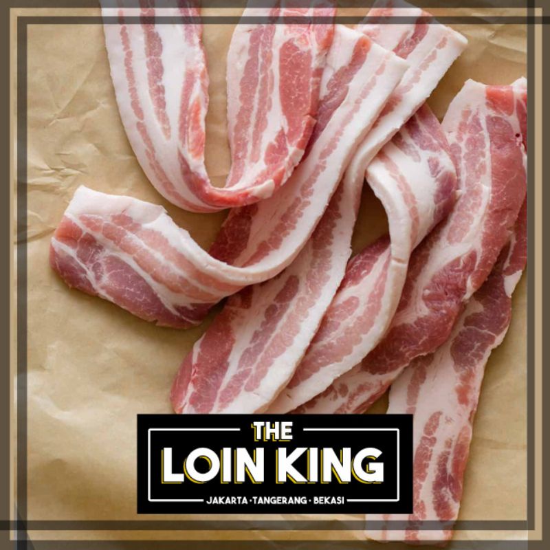 

Pork Belly Slice 500g Korean Samgyeopsal Daging Babi Samcan Samsam Tanpa Kulit Slice Tipis