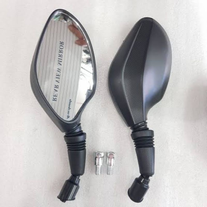 spion klick hitam polos  universal