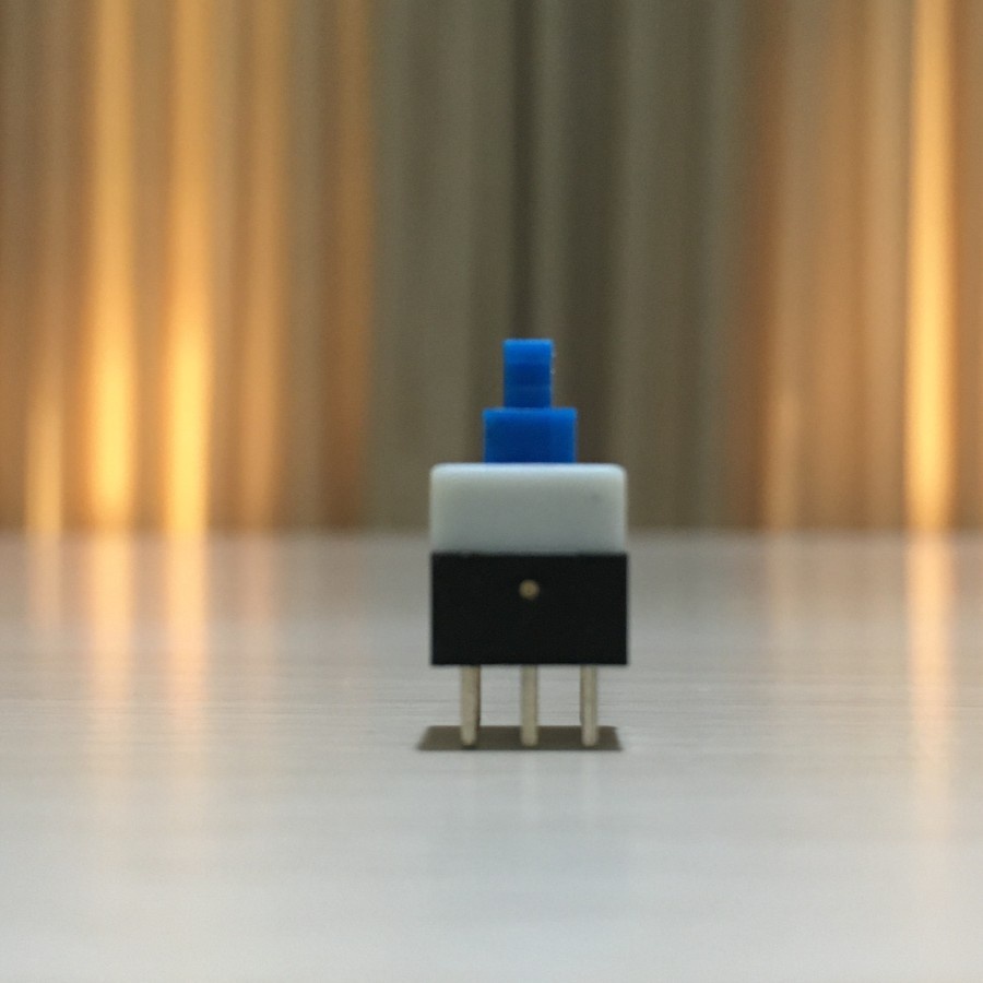 SWITCH PUSH BUTTON SAKLAR PUSH ON OFF 6 PIN 8x8 MM 0.1A 30V PB-22E08
