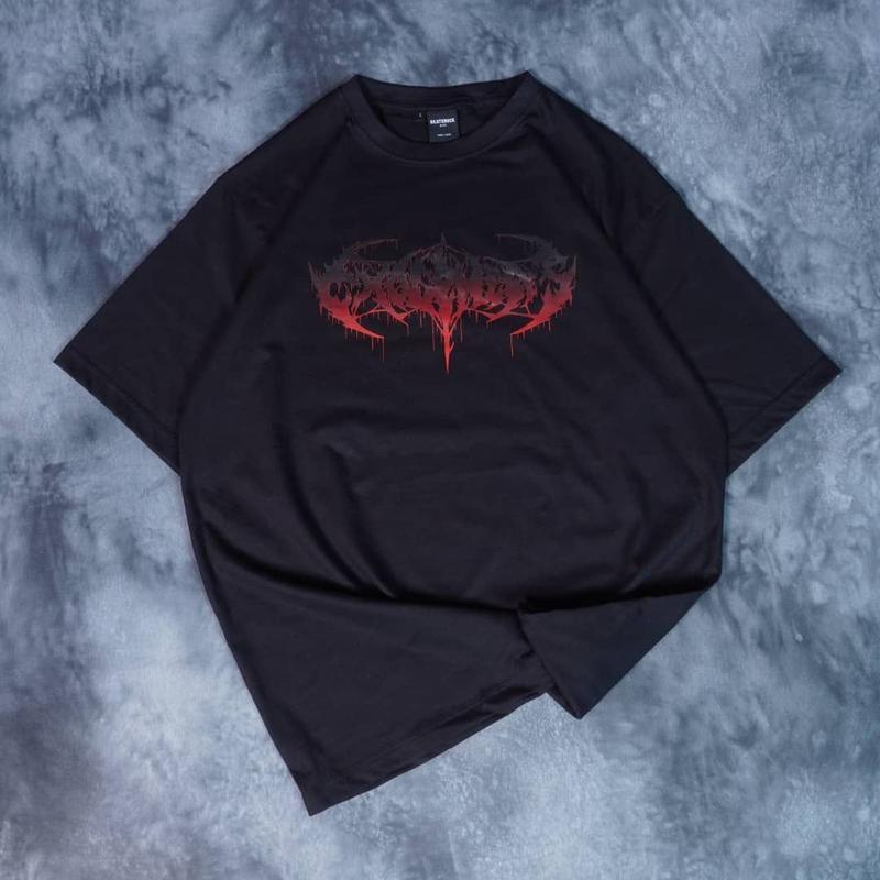 FC - KAOS OVERSIZE EXO METAL // kaos motif GRAPHIC T- shirt