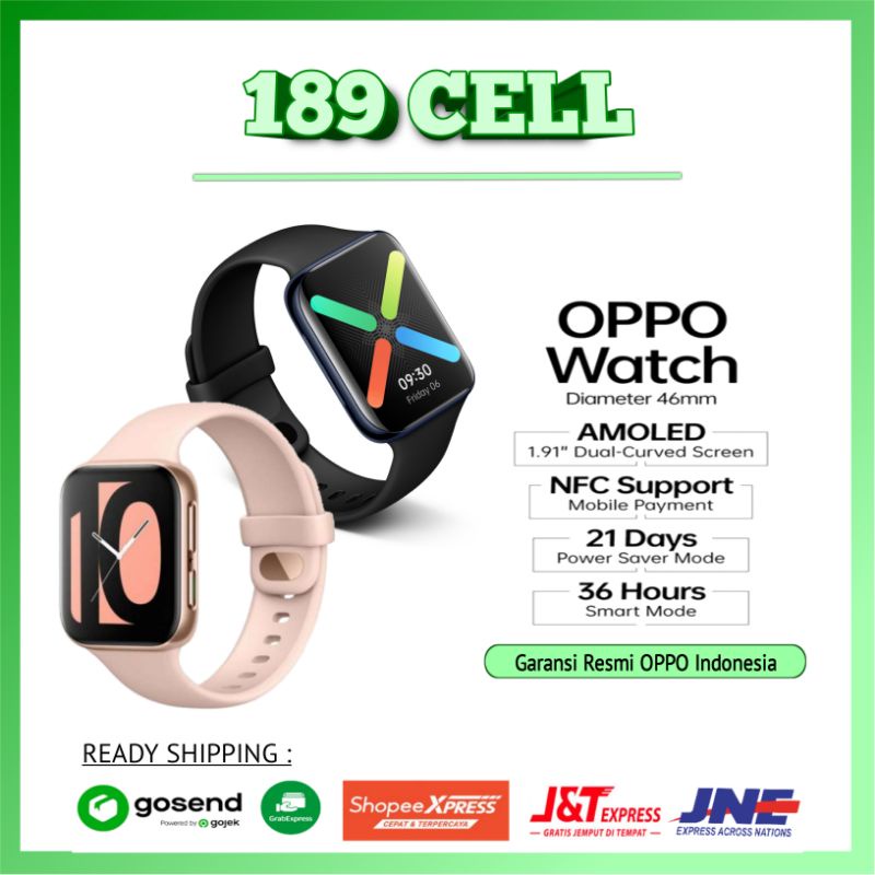 OPPO Watch 46mm - Smartwatch Original Garansi Resmi OPPO Indonesia