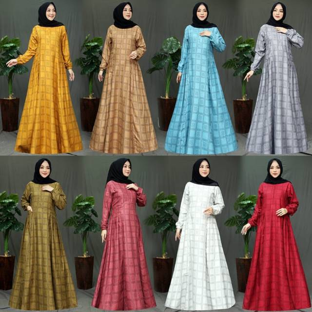 GAMIS BABY CODORAY ORIGINAL / GAMIS BUSHUI / GAMIS BABY CODORAY MOTIF KOTAK KOTAK