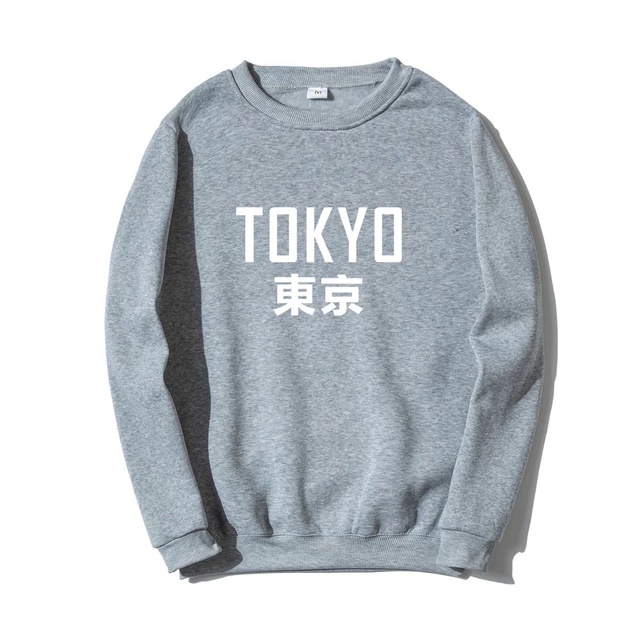 TOKYO Basic Sweater II TOKYO  Sweater Crewneck II Sweatshirt Sz M - XL ( Pria &amp; Wanita / Anak &amp; Dewasa )