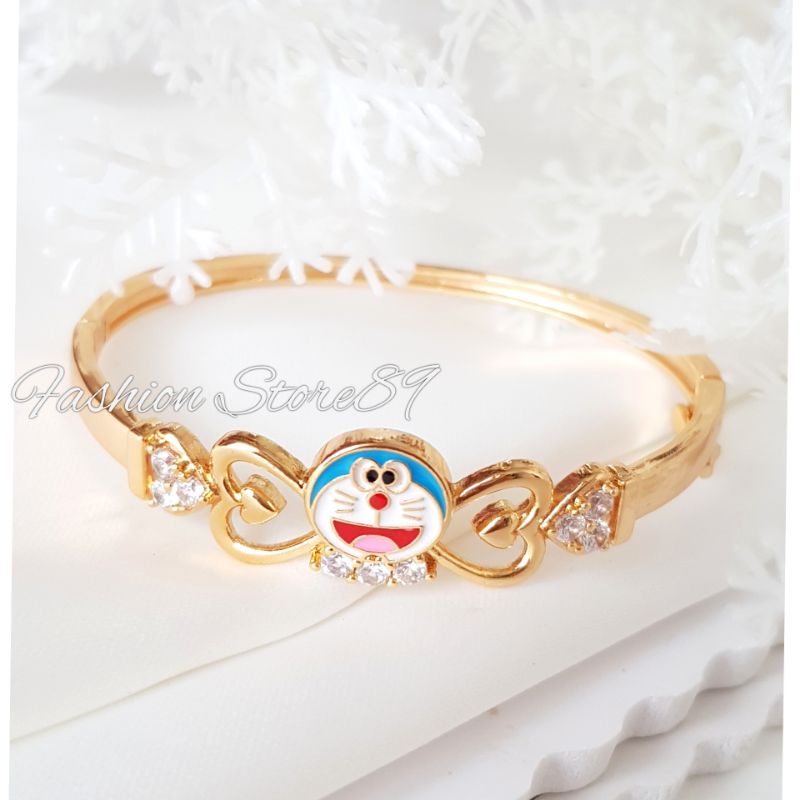 Gelang Bangle Anak bukaan Kait impor lucu xuping perhiasan lapis emas 18k  bestseller