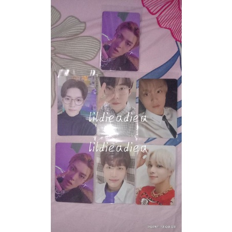 photocard PC Ar selca Jewel sticker Taeyong Doyoung haechan