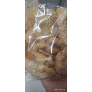 

kerupuk kulit babi netto 20 gram Cirebon krupuk kulit babi non halal