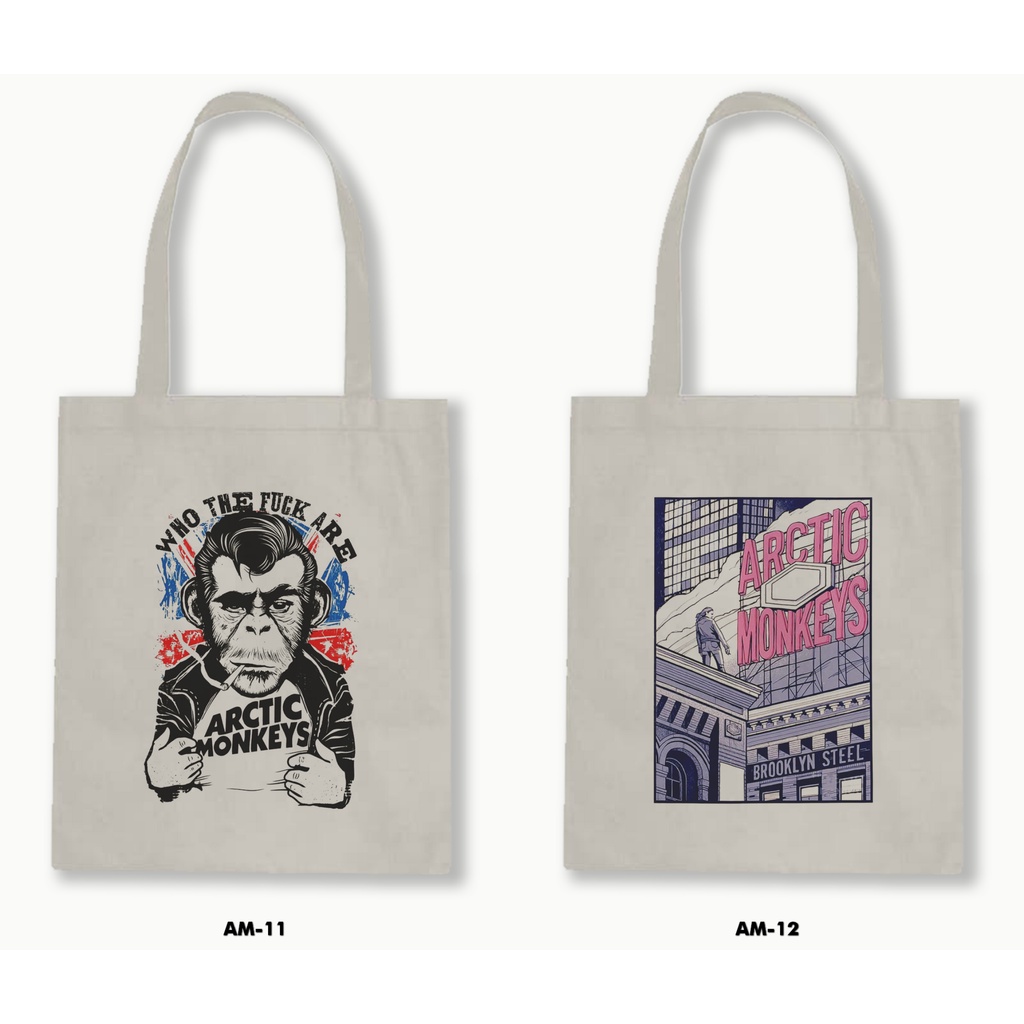 TOTE BAG RESLETING - ARCTIC MONKEYS 01