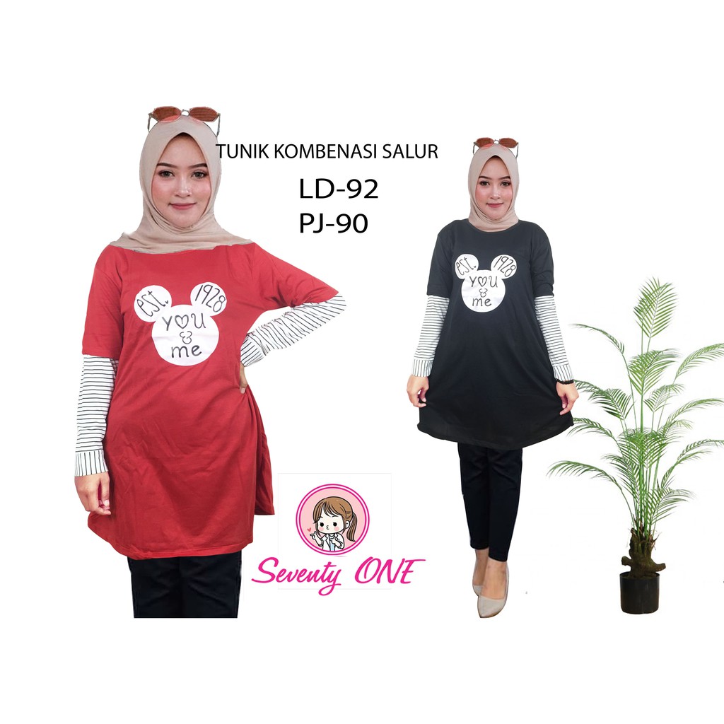 seventy one tunik kombinas mickey