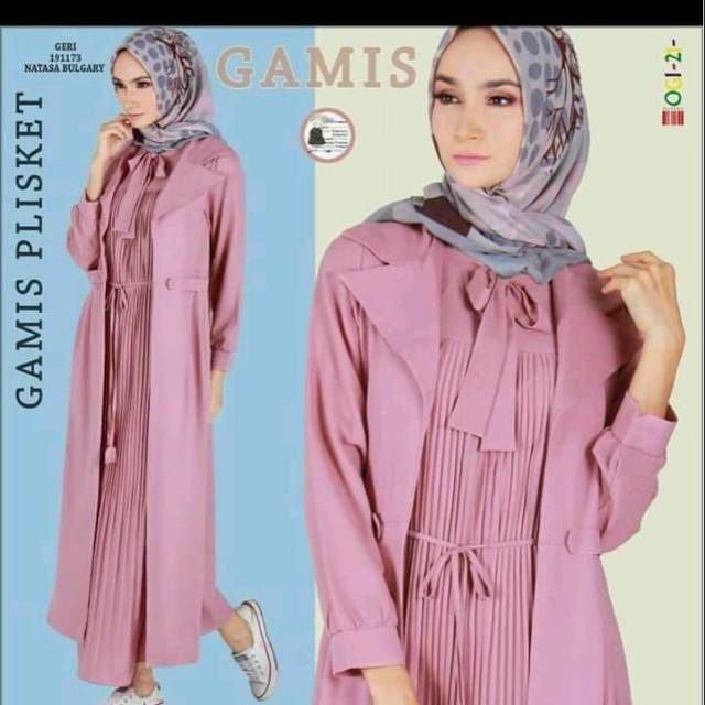 Gamis plisket blazer
