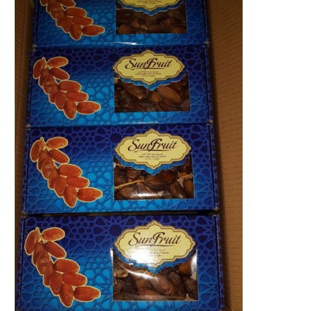 Kurma Tunisia Tangkai//Batang  Premium  Kemasan Dus 500gr