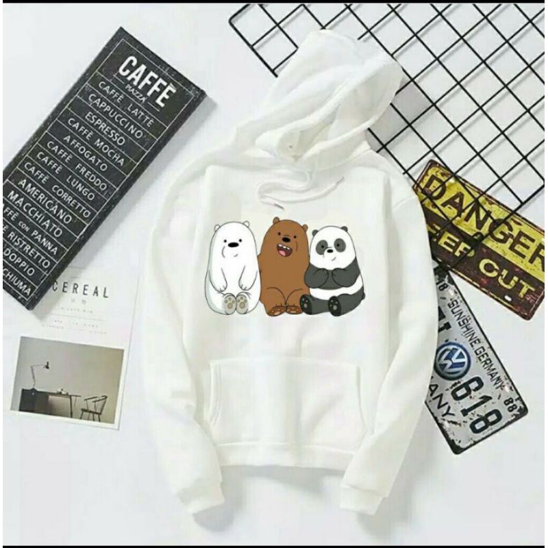 Sweater Hoodie Wanita Pria 3 Panda