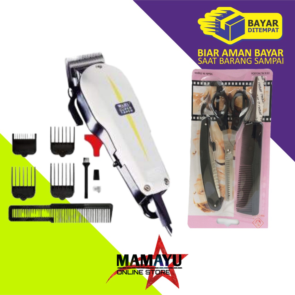 GRATIS GUNTING ZIGZAG WAHL Mesin Cukur Rambut Elektrik GRATIS GUNTING ZIGZAG WAHL Mesin Cukur Rambut Elektrik