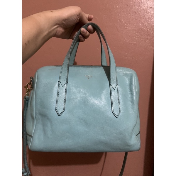 fossil sydney satchel authentic preloved ori.