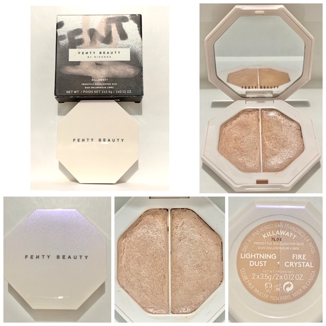 Fenty Beauty Killawatt Freestyle Highlighter Duo Lightning Dust Fire Crystal 7g Shopee Indonesia