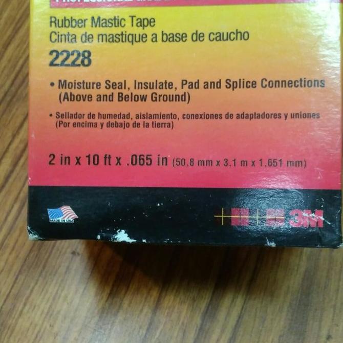

Scotch* 2228 . Profesional grade Ruber mastic sealing tape