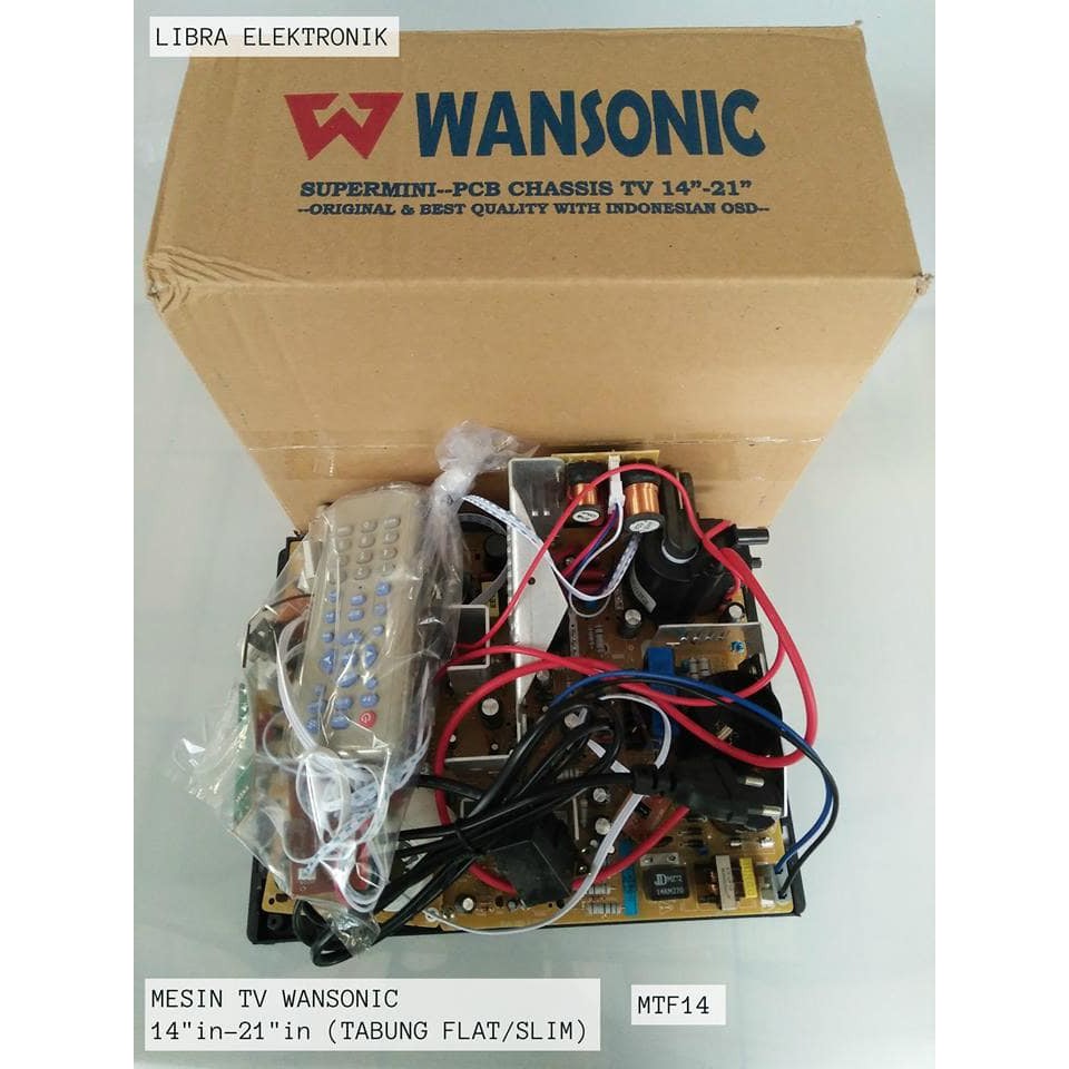 Mesin TV Wansonic Untuk Tabung Slim 14in Sampai 21in Segala Merk